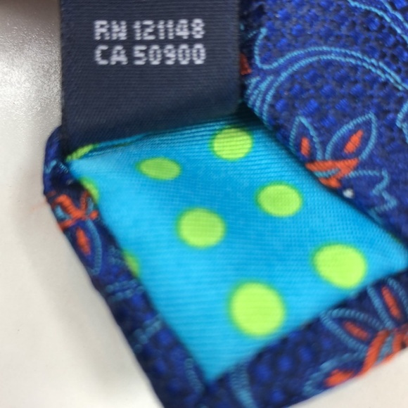 Ted Baker London Silk Floral Print Tie 60” - Picture 6 of 10